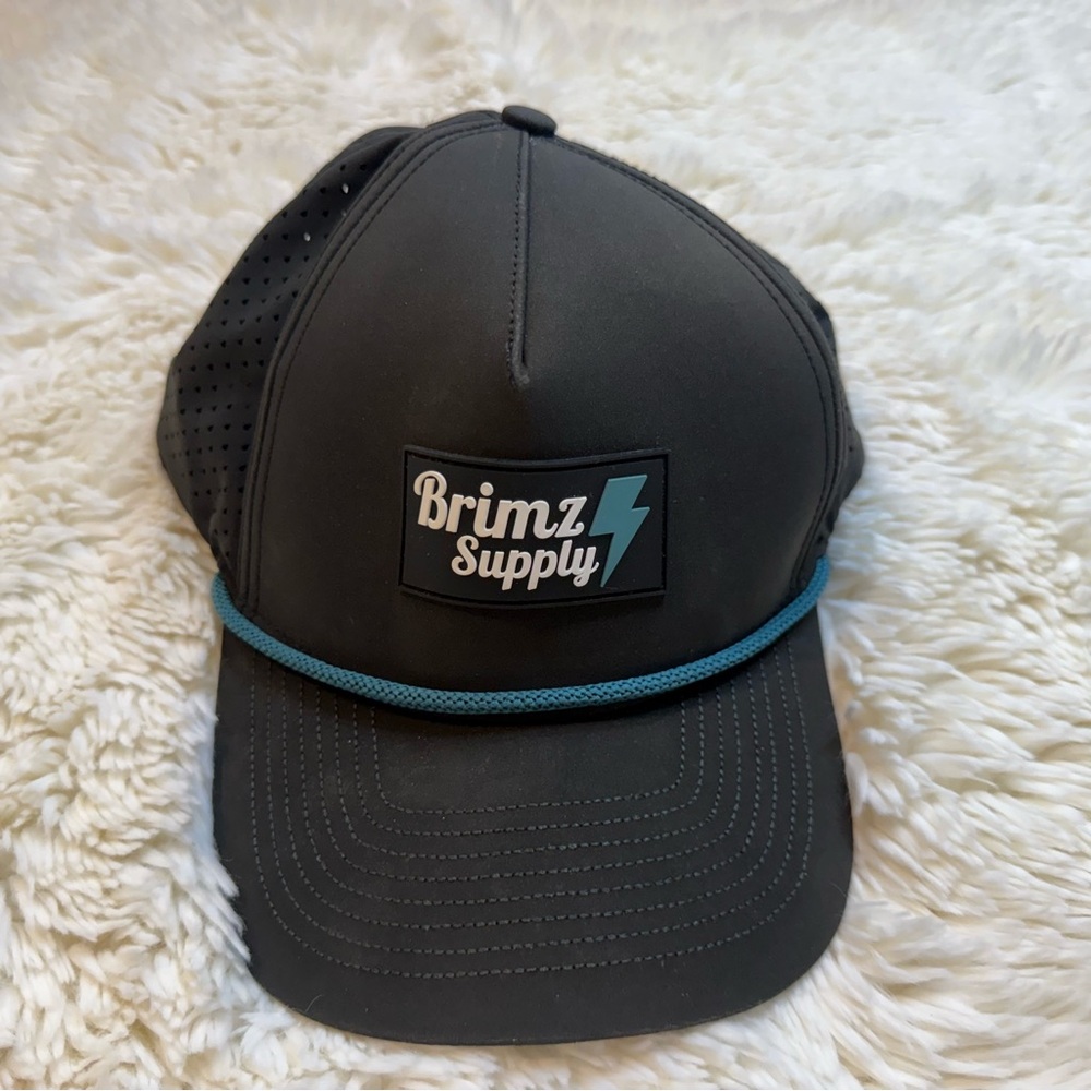 Brimz supply co men’s Black/Blue adjustable snapback Hat one size fits most